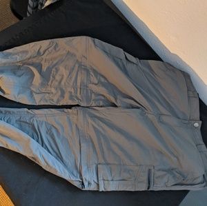 Men's lightly used Columbia zip-off pants